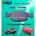 FDB1080 VW Santana 2000 F low metal brake pad